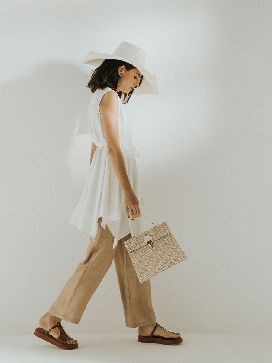 SQUARE BASKET BAG | romile