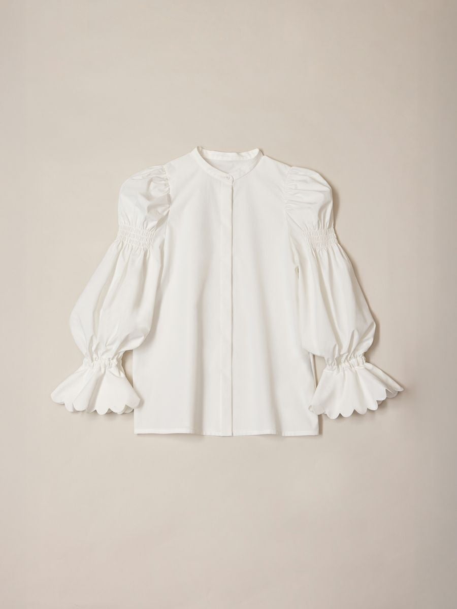 SAKURA BLOUSE（WHITE） | romile