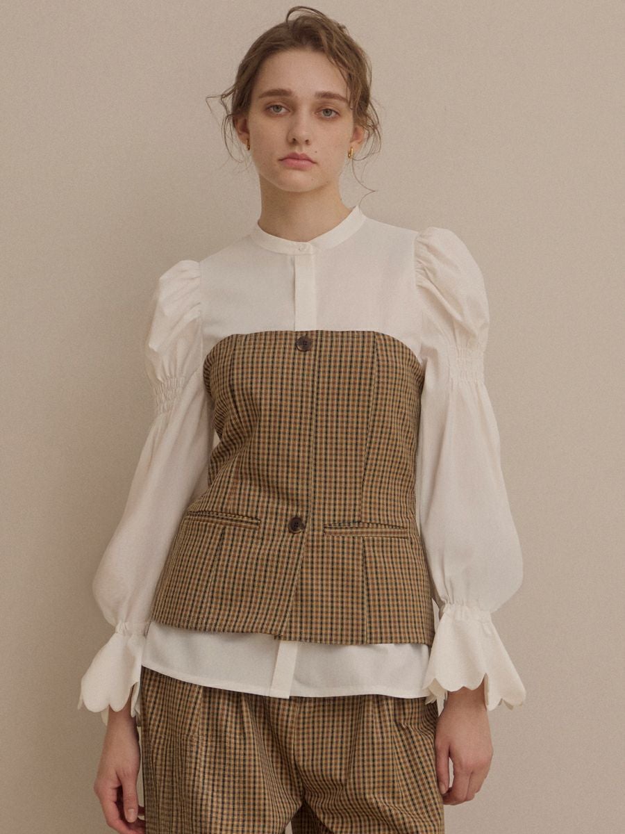 SAKURA BLOUSE（WHITE） | romile