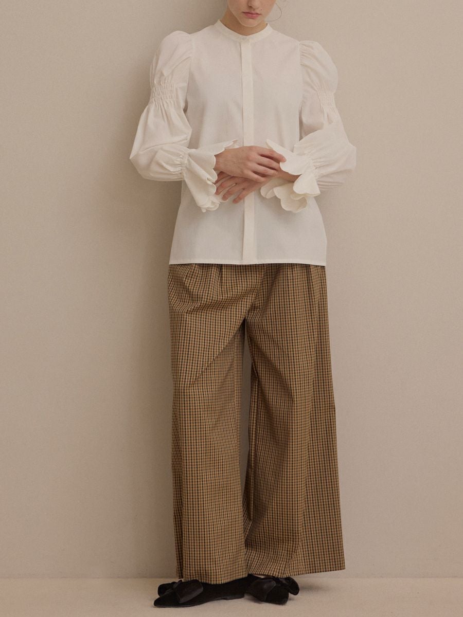 SAKURA BLOUSE（WHITE） | romile