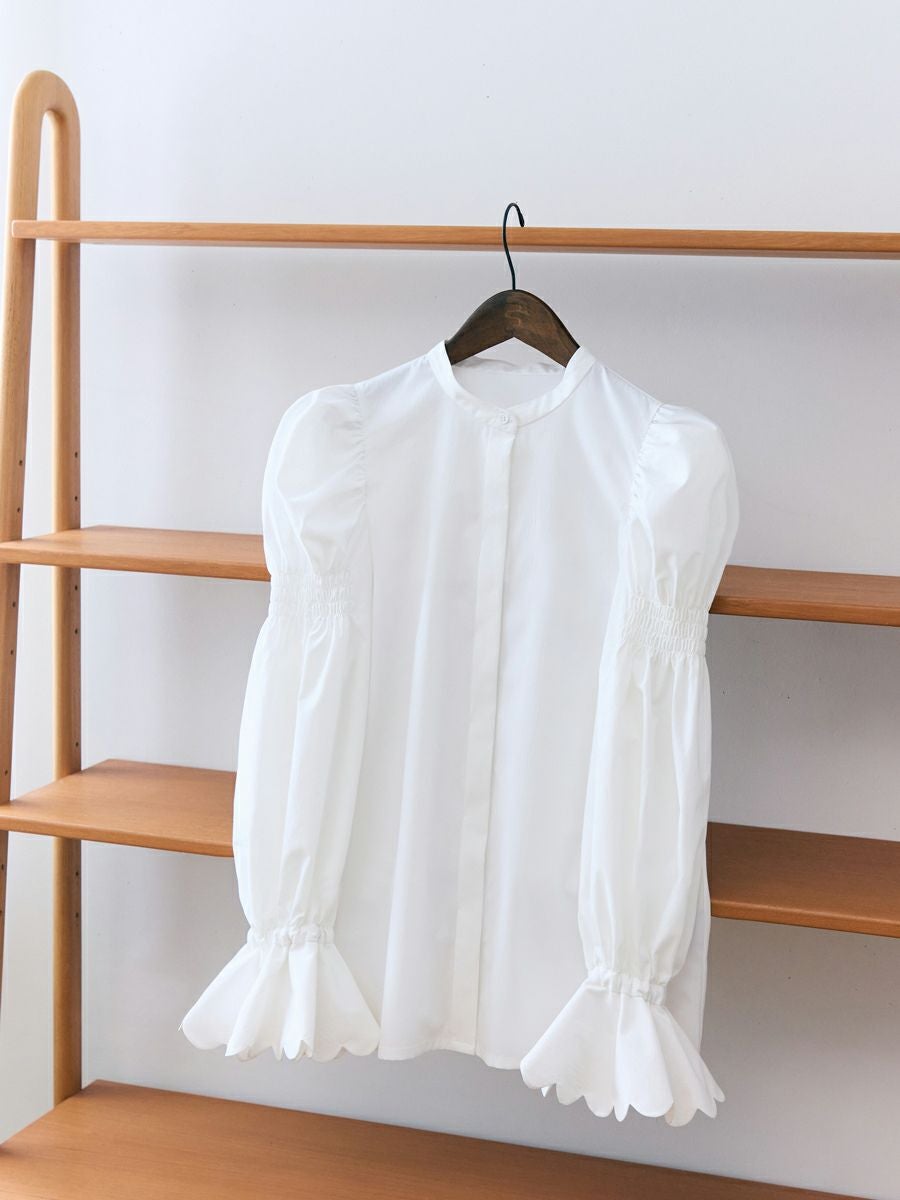 SAKURA BLOUSE（WHITE） | romile