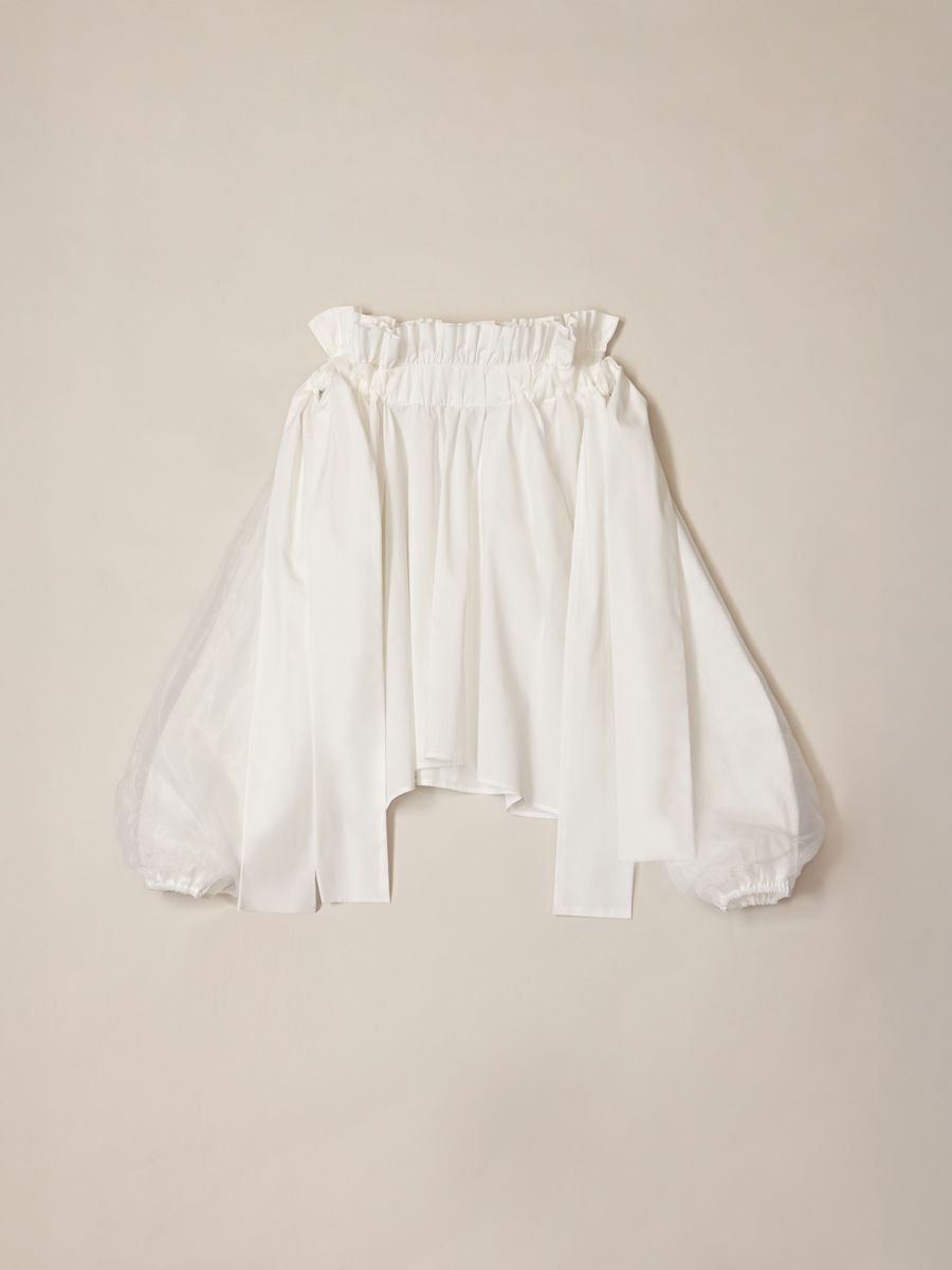 NO.5 BLOUSE（WHITE） | romile