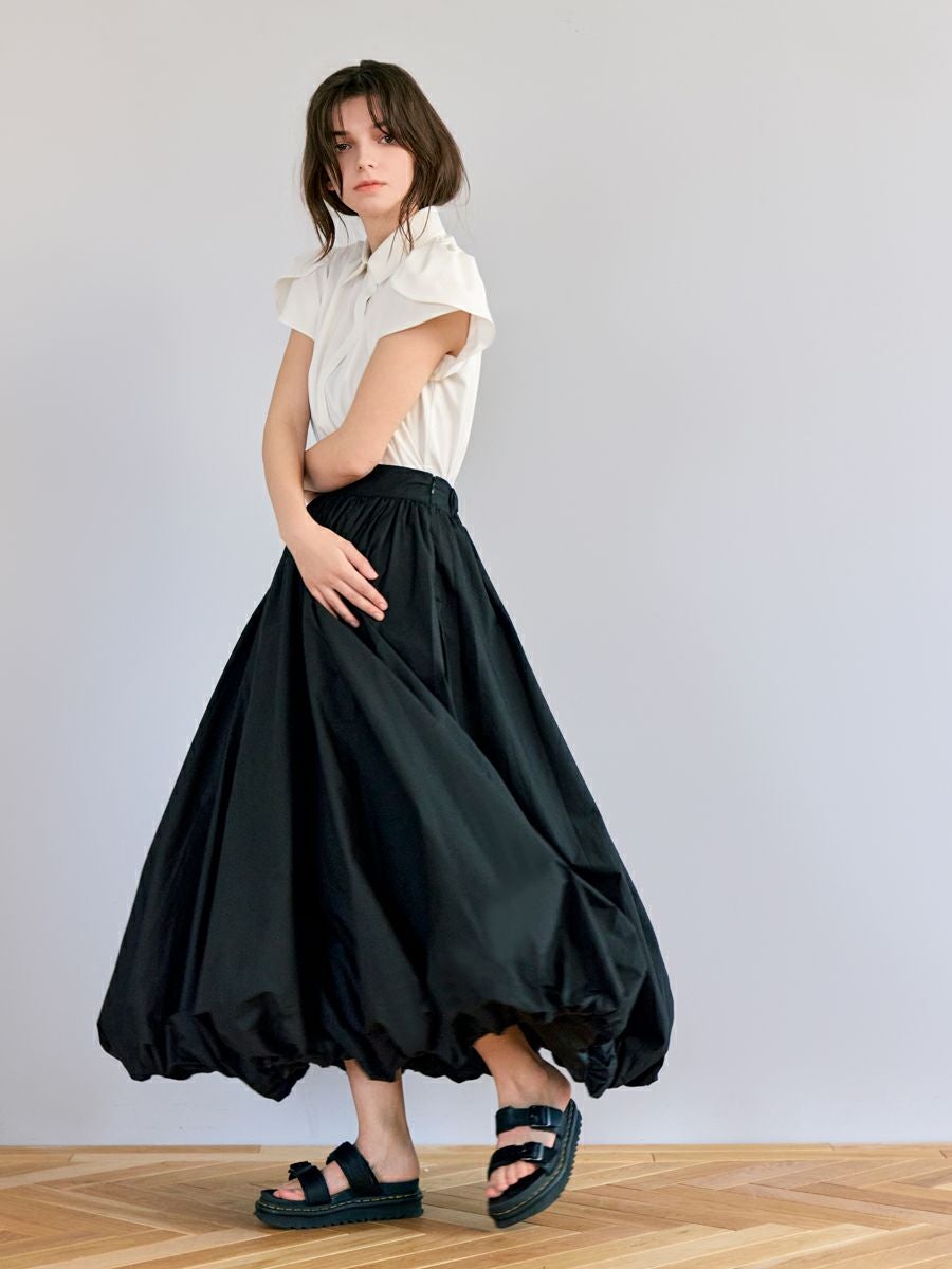 TULIP BLOUSE（WHITE） | romile