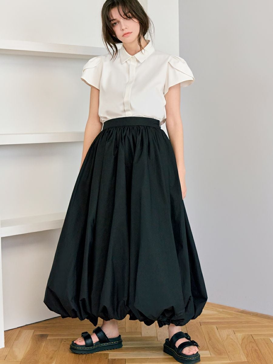 TULIP BLOUSE(WHITE) | romile TULIP BLOUSE(WHITE) | romile