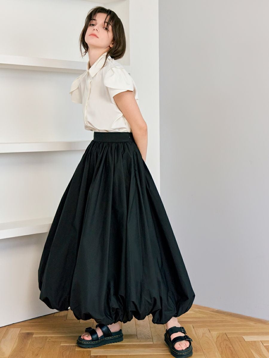 TULIP BLOUSE（WHITE） | romile