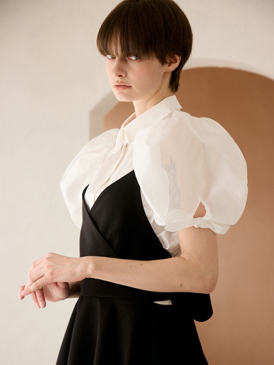 AME BLOUSE（WHITE） | romile