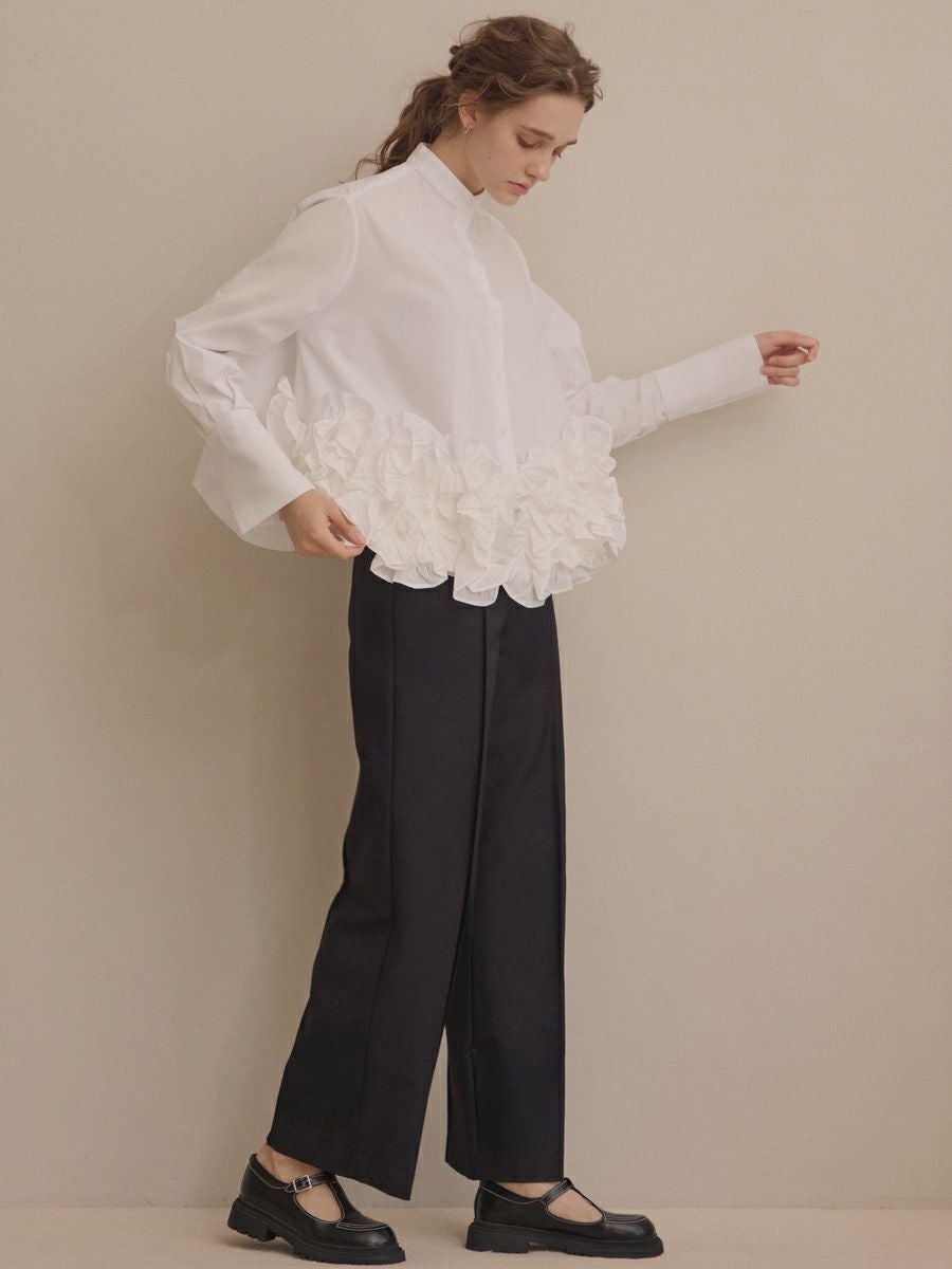 romile バルーンブラウス BALLOON TUNIC（WHITE） | romile