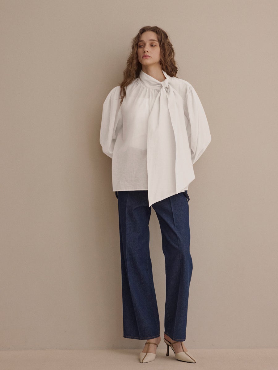 COTTON CANDY BLOUSE（BLACK） | romile