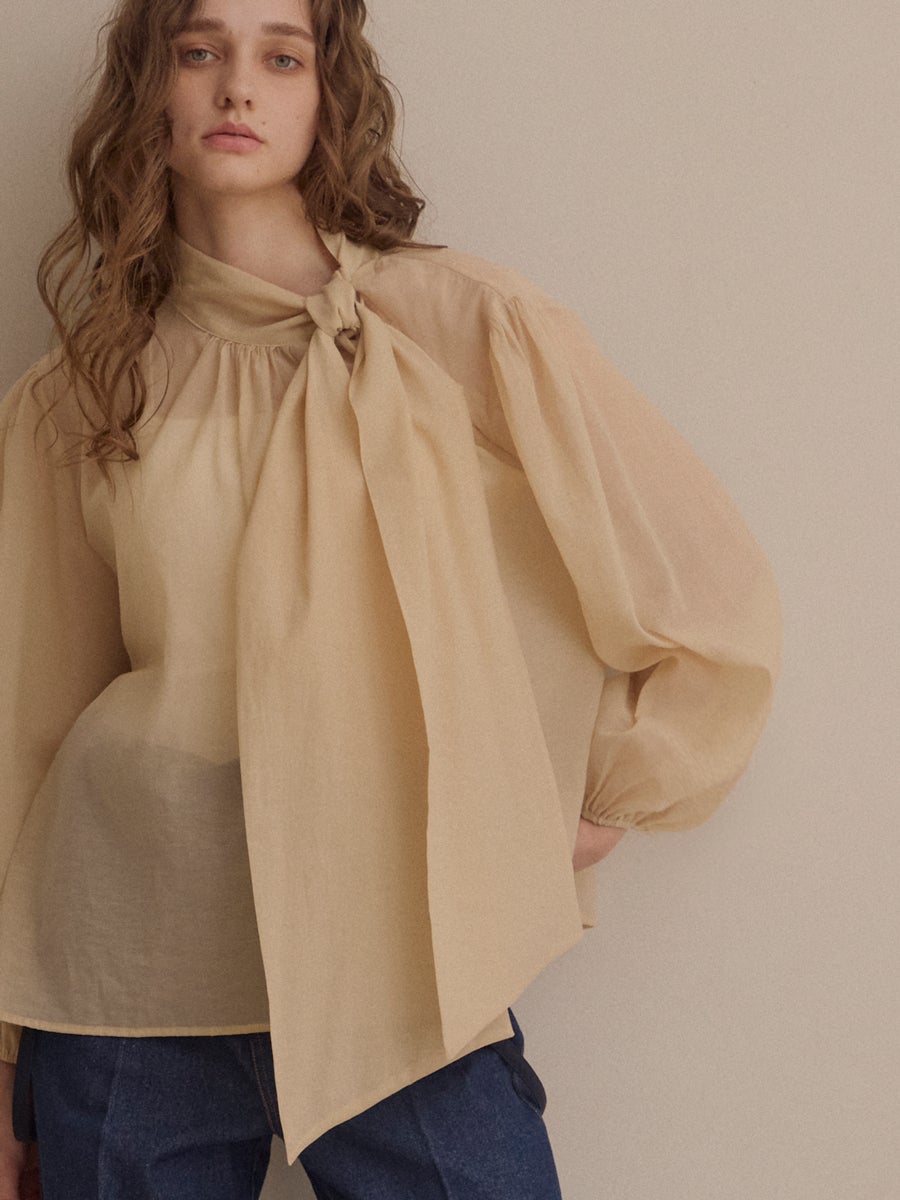 COTTON CANDY BLOUSE（BLACK） | romile